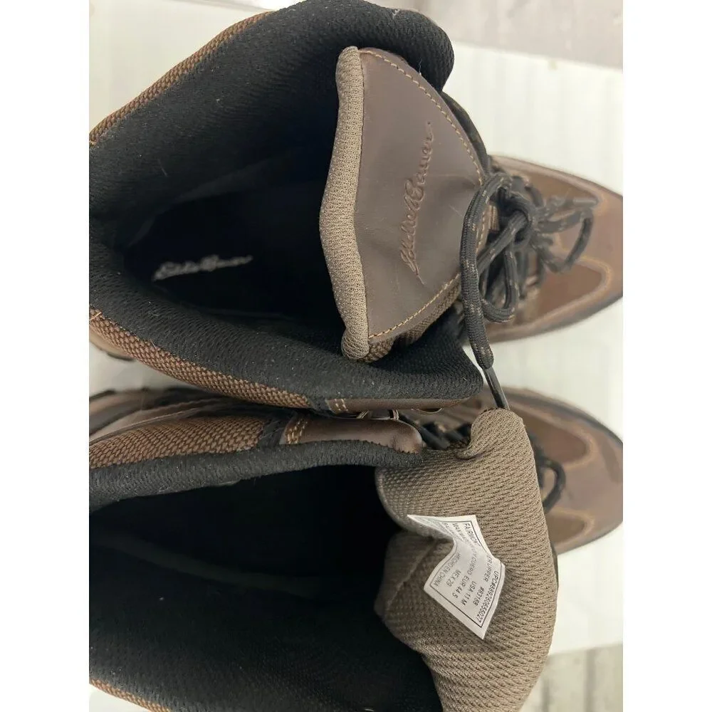 Eddie Bauer Fairmont Men Brown Waterproof Hiking Boots Size 11
